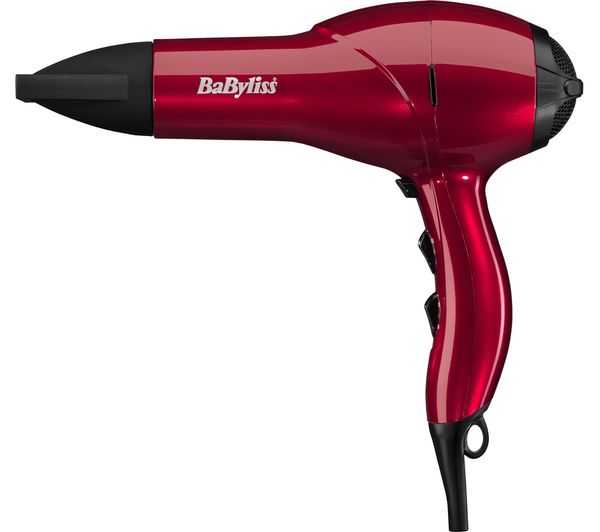 BABYLISS Salon AC Hair Dryer - Red, Red