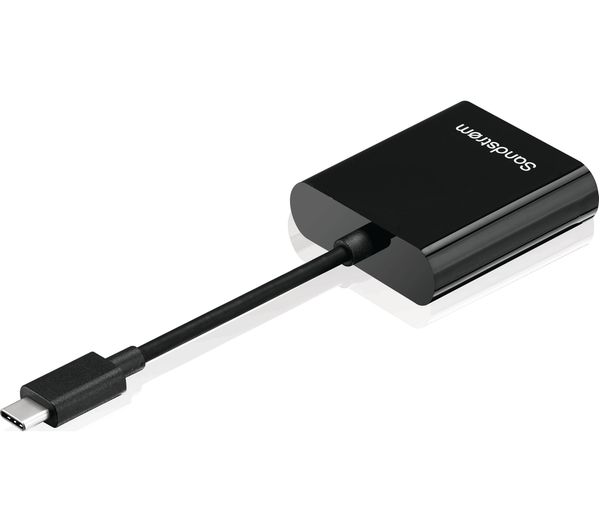SANDSTROM USB-C to HDMI Adapter, Black