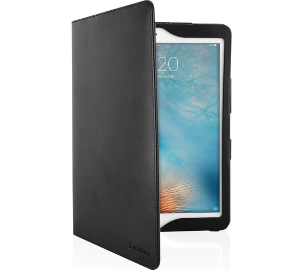 SANDSTROM SIP105L17 10.5" iPad Pro Leather Folio Case - Black, Black