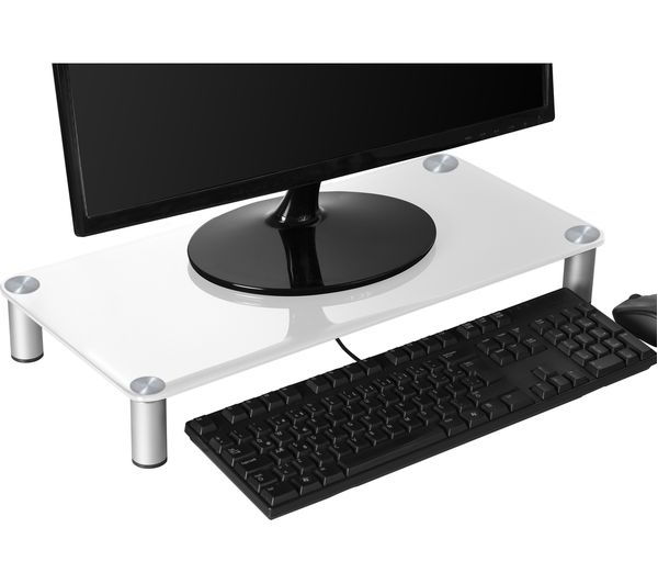 CONNECTED ESSENITALS Monitor Stand - White, White