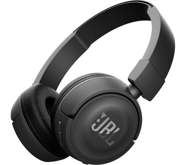 JBL T460BT Wireless Bluetooth Headphones - Black, Black