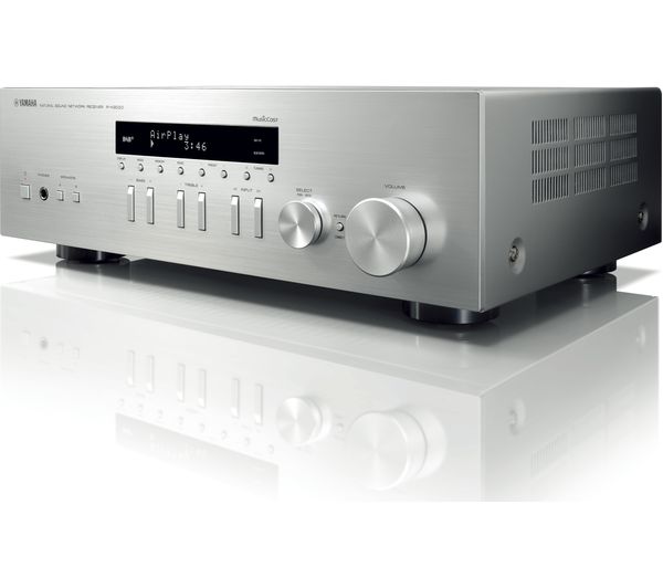 YAMAHA RN303D Stereo Receiver - Silver, Silver