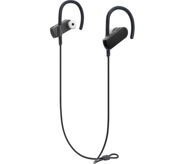 AUDIO TECHNICA SonicSport ATH-SPORT50BTBK Wireless Bluetooth Headphones - Black, Black