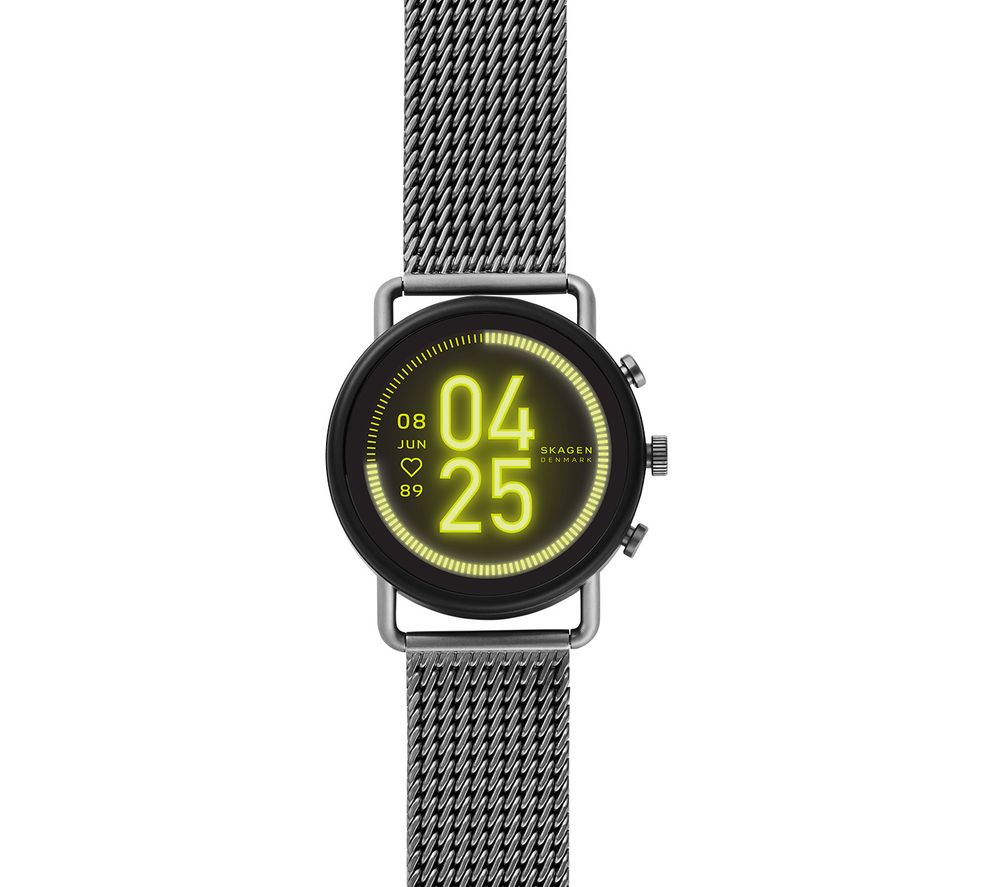 SKAGEN Falster 3 SKT5200 Smartwatch - Gunmetal, Mesh Strap, 42 mm, Silver/Grey