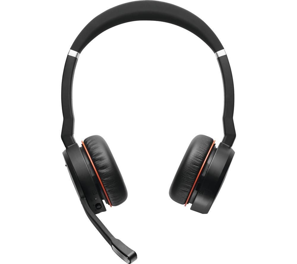 JABRA Evolve 75 Wireless Bluetooth Headphones - Black, Black