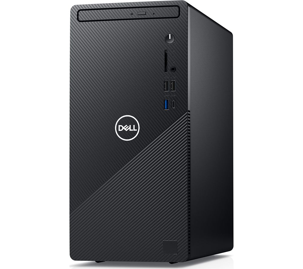 DELL Inspiron 3881 Desktop PC - Intel®Core i5, 1 TB HDD & 256 SSD, Black, Black