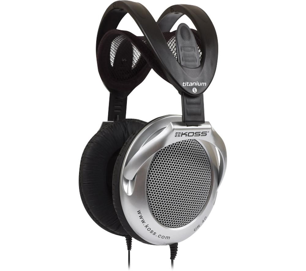 KOSS UR40 Headphones - Silver, Silver