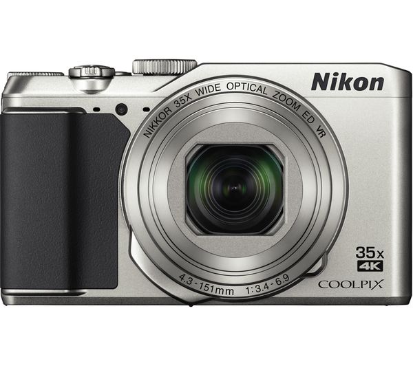 NIKON COOLPIX A900 Superzoom Compact Camera - Silver, Silver