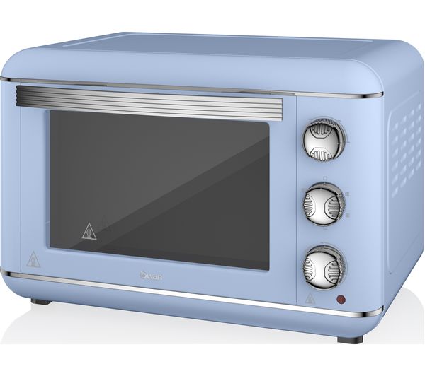 SWAN Retro SF37010BLN Electric Oven - Blue, Blue