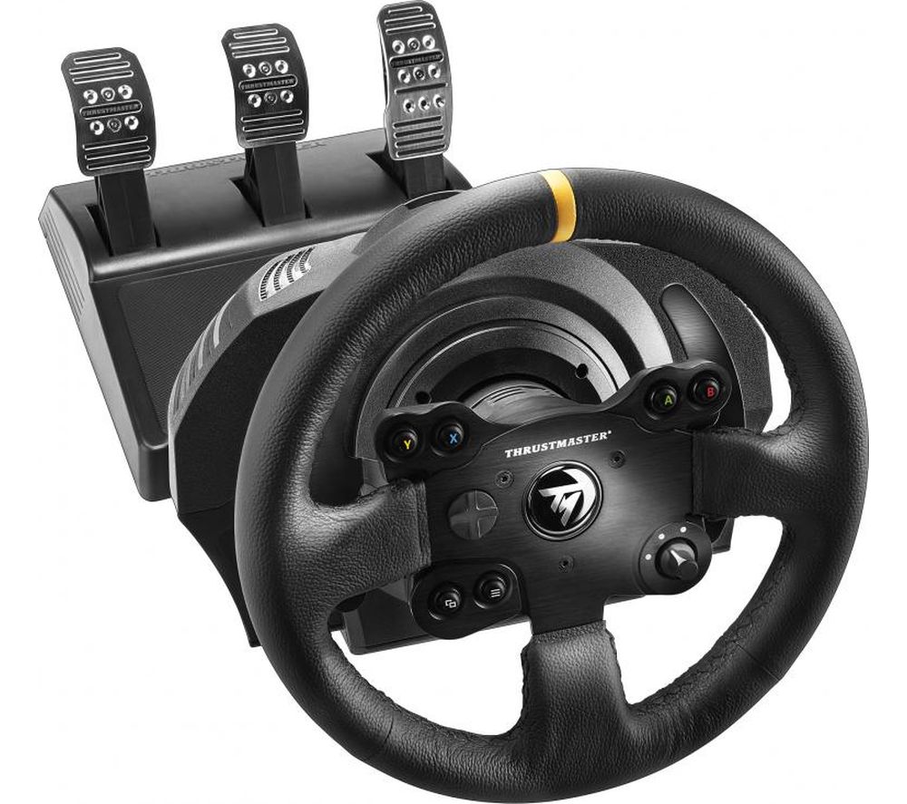 THRUSTMASTER TX RW Racing Wheel & Pedals - Black, Black
