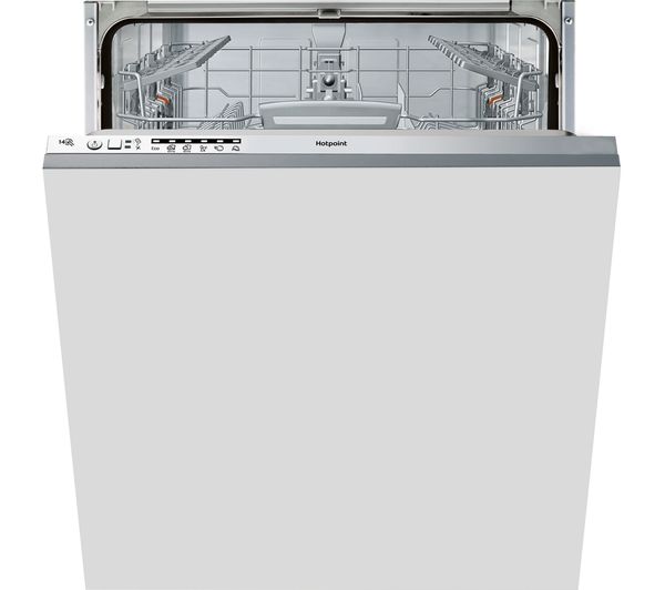 HOTPOINT HIC 3B UK Full-size Integrated Dishwasher, Green