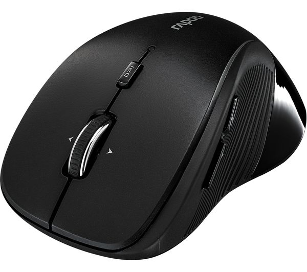 RAPOO 3910 Wireless Optical Mouse - Black, Black