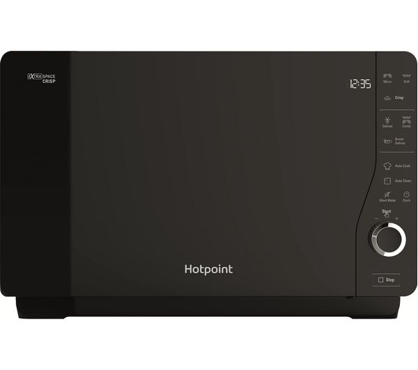 HOTPOINT MWH 26321 MB Microwave with Grill - Black, Black