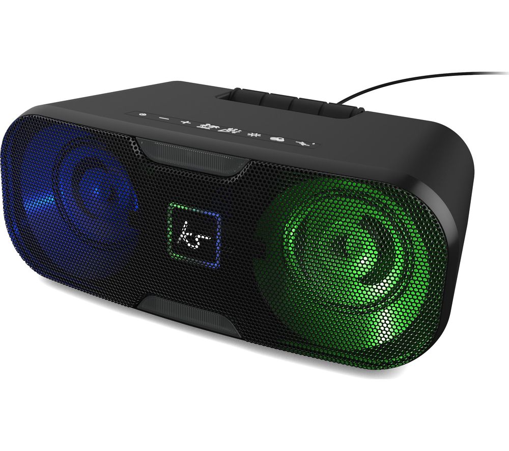KITSOUND Slam XL Bluetooth Speaker - Black, Black