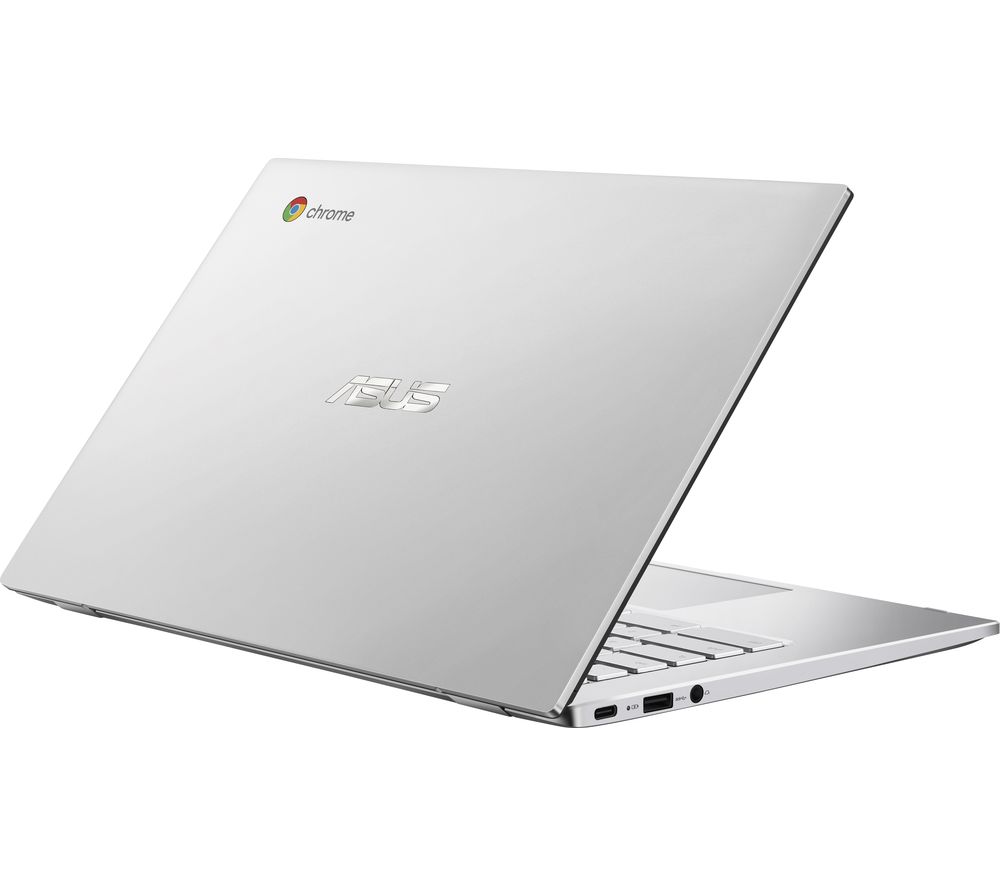 ASUS C425TA-H50021 14" Chromebook - Intelu0026regCore m3, 64 GB eMMC, Silver, Silver