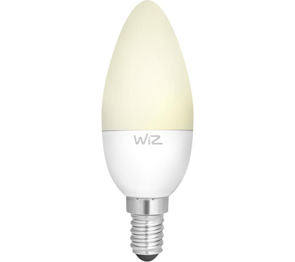 WIZ CONNECTED Smart LED Light Bulb - E14, Warm White, White