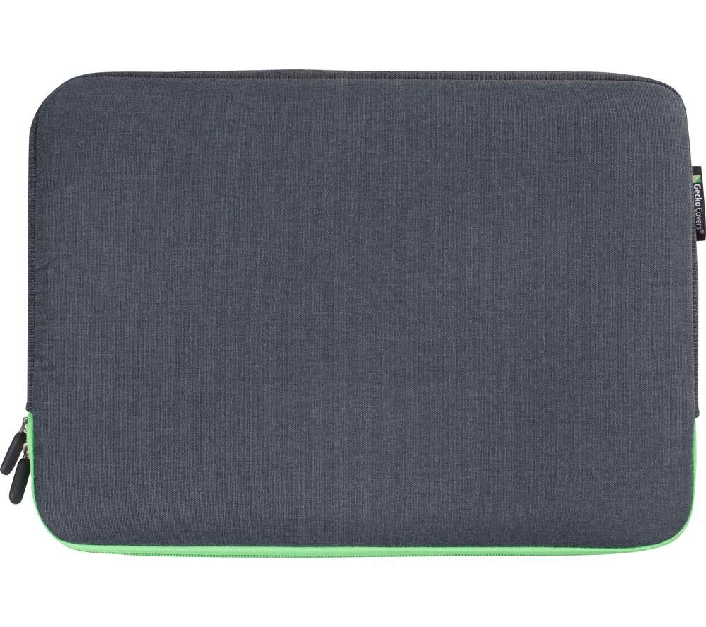 GECKO COVERS Universal ZSL13C7 13" Laptop Sleeve - Grey & Green, Grey
