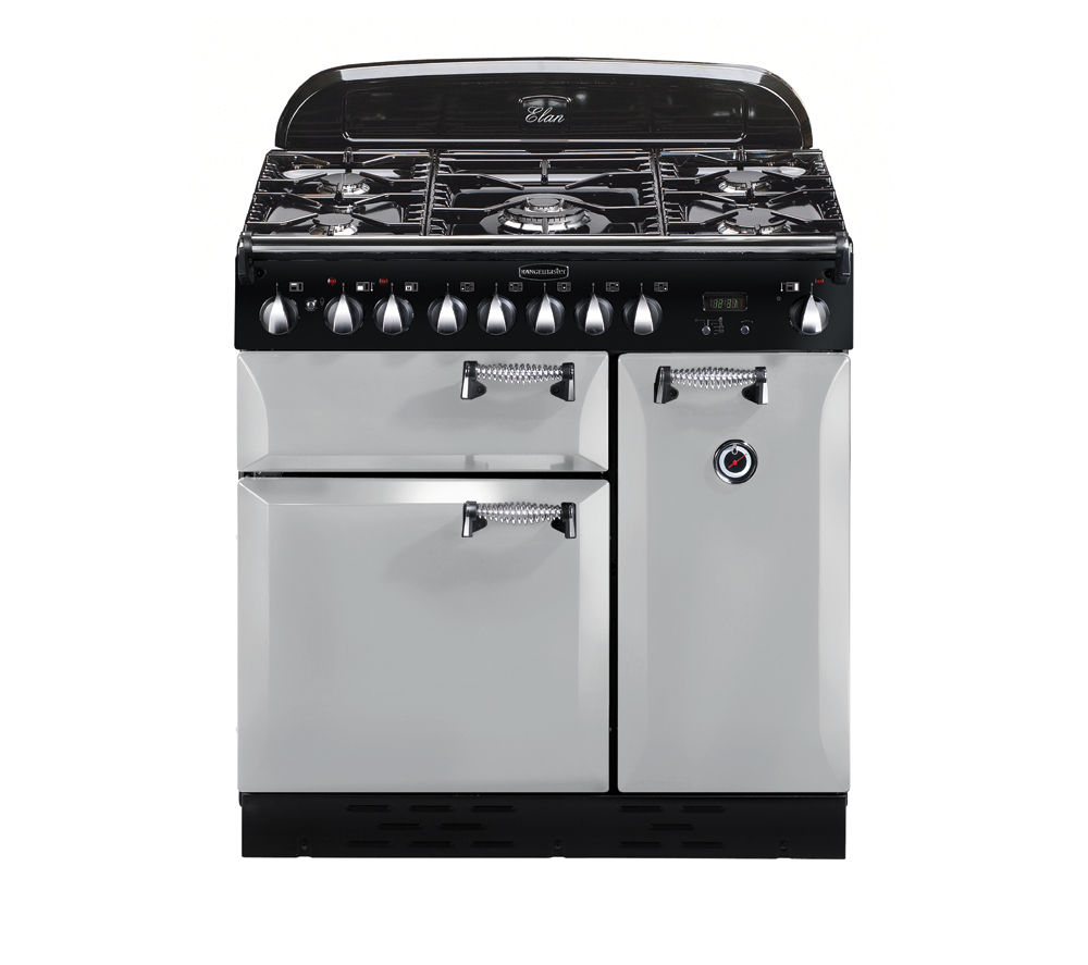 RANGEMASTER Elan 90 Dual Fuel Range Cooker - Royal Pearl