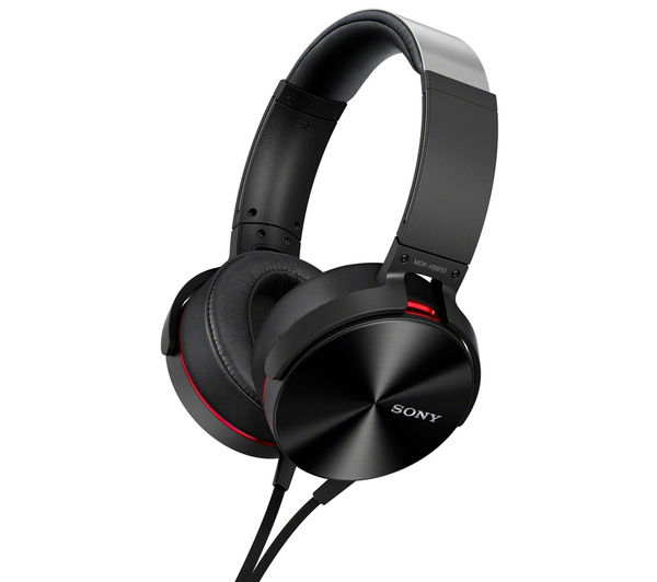 SONY MDR-XB950AP Headphones - Black, Black