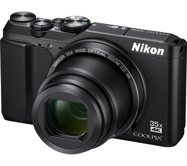 NIKON COOLPIX A900 Superzoom Compact Camera - Black, Black