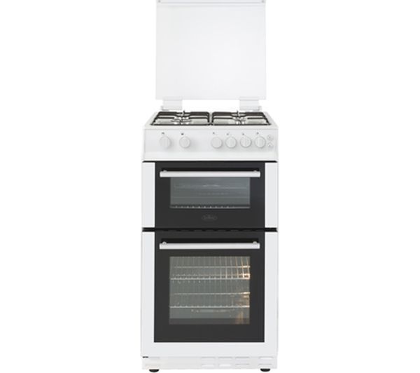 BELLING FS50GDOL 50 cm Gas Cooker - White & Black, White