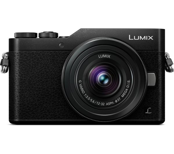 PANASONIC LUMIX DC-GX800KEBK Mirrorless Camera with 12-32 mm f/3.5-5.6 Wide-angle Zoom Lens - Black, Black