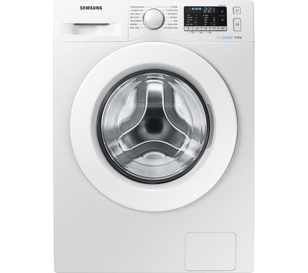 SAMSUNG WW80J5355MW/EU 8 kg 1200 Spin Washing Machine - White, White