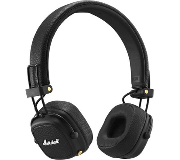 Marshall Major III Wireless Bluetooth Headphones - Black, Black