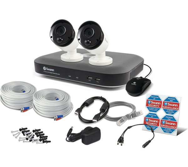 SWANN SWDVK-449802 4-Channel Full HD Smart Home Security System