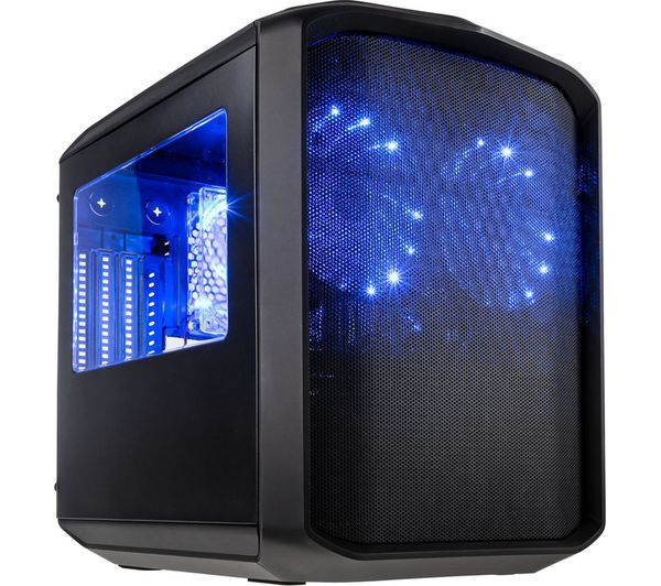 KOLINK Sanctuary micro-ATX Cube PC Case, Blue