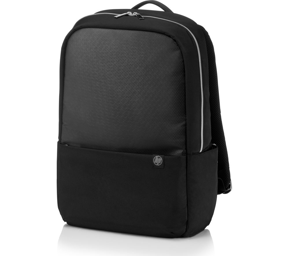 HP 15.6" Pavilion Accent Backpack - Black & Silver, Black