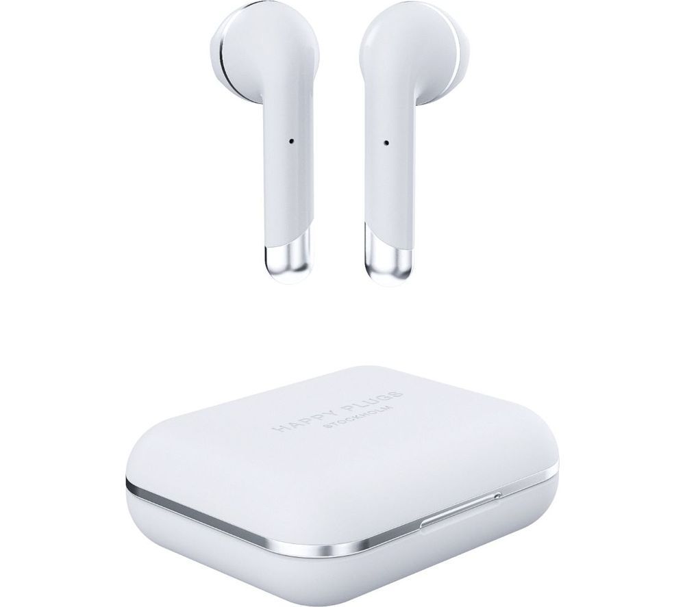 HAPPY PLUGS Air 1 Wireless Bluetooth Earphones - White, White