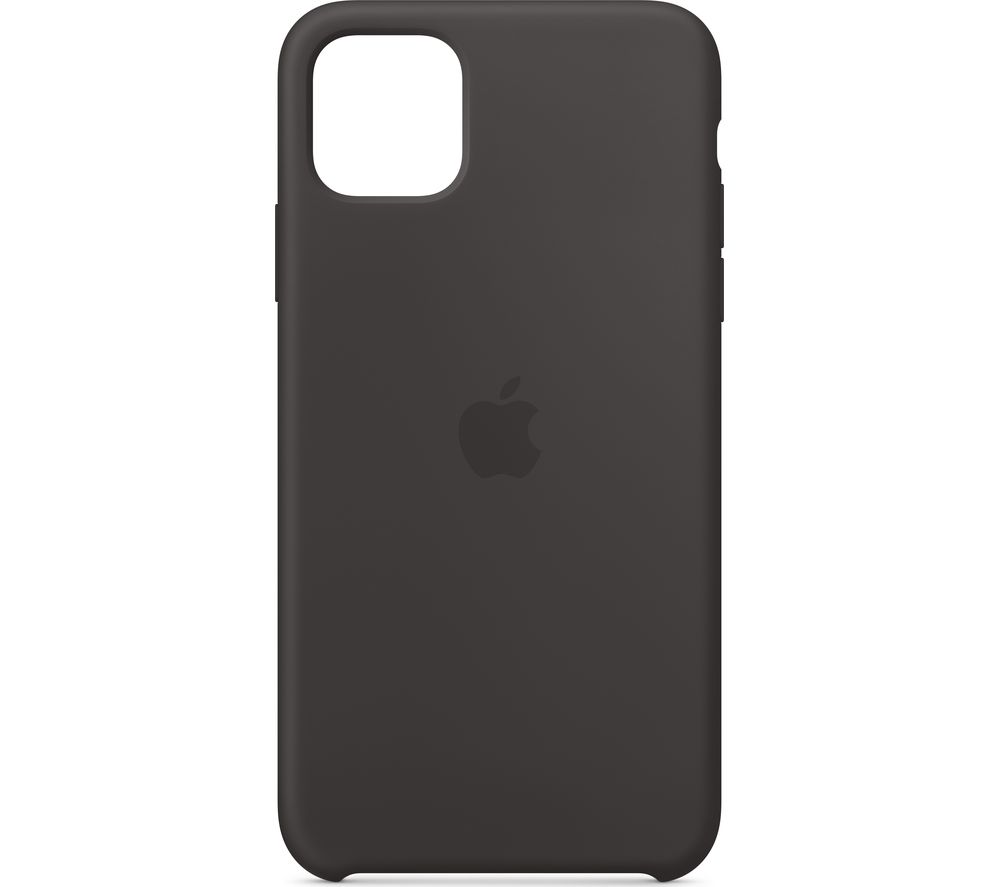 APPLE iPhone 11 Pro Max Silicone Case - Black, Black