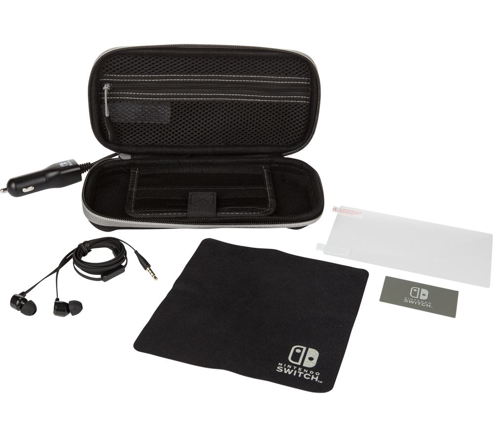 POWERA Nintendo Switch Lite Travel Protection Kit - Black, Black