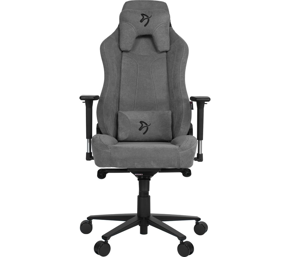 AROZZI Vernazza Soft Fabric Gaming Chair - Ash
