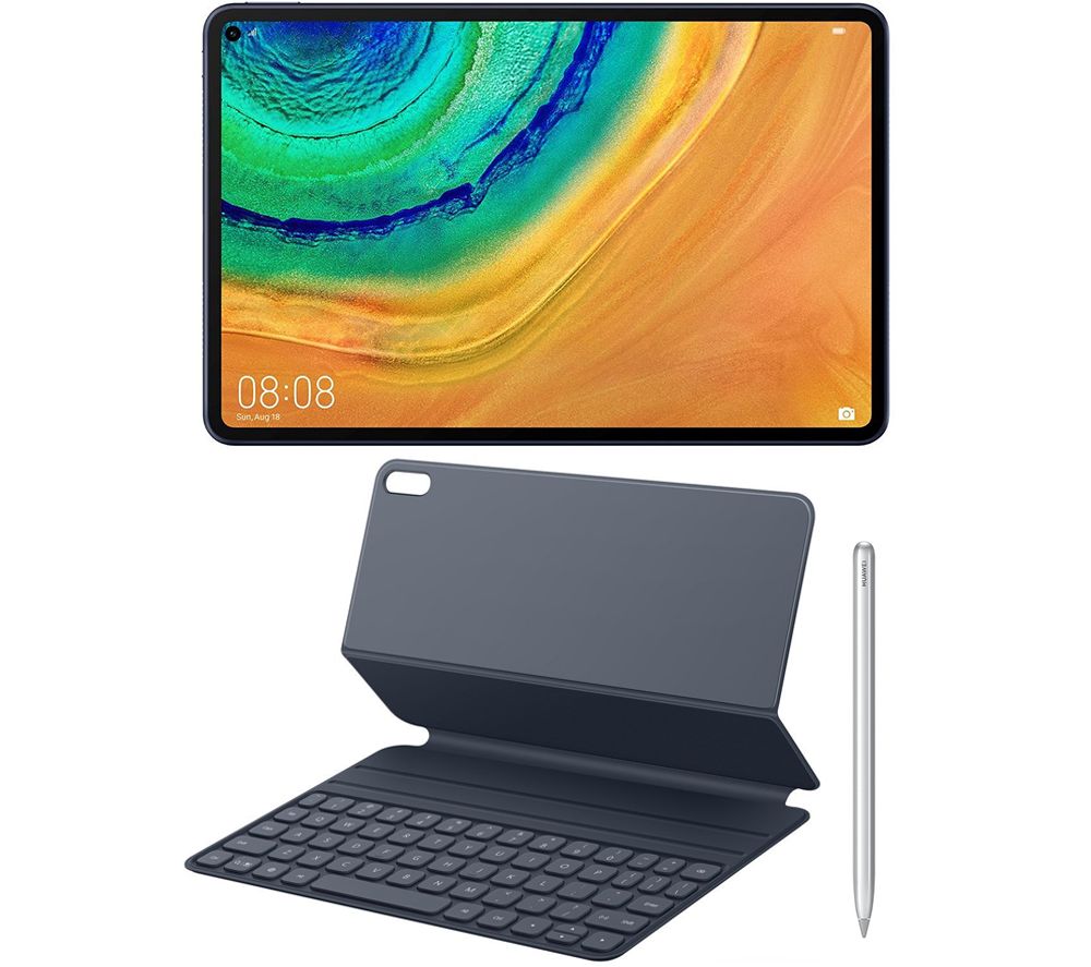HUAWEI MatePad Pro 10.8" 128 GB Tablet, Smart Pen & Smart Keyboard Case Bundle