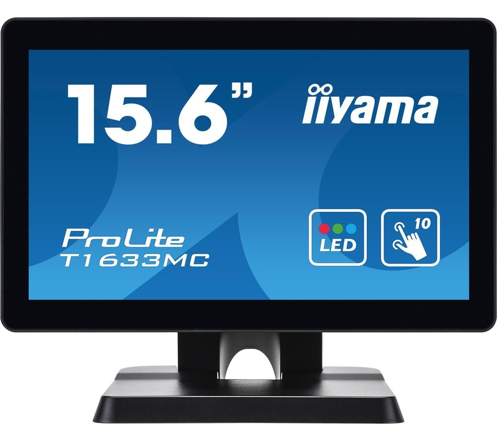 IIYAMA ProLite T1633MC-B1 15.6" LCD Touchscreen Monitor - Black, Black
