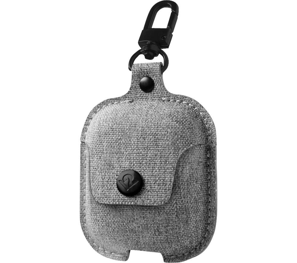 TWELVE SOUTH AirSnap AirPod Case Cover - Grey, Grey
