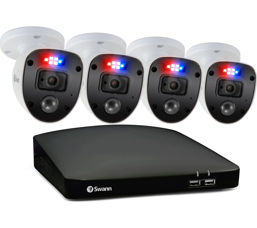 SWANN Enforcer SWDVK-846804SL-EU 8-Channel Full HD 1080p DVR Security System - 1 TB, 4 Cameras