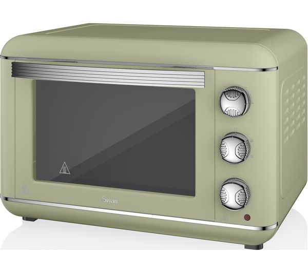 SWAN Retro SF37010GN Electric Oven - Green, Green
