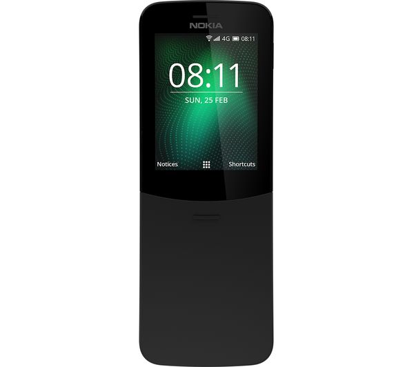 NOKIA 8110 4G - 4 GB, Black, Black