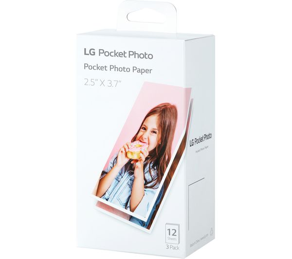 LG PT3013 Pocket Size Glossy Photo Paper - 36 Sheets