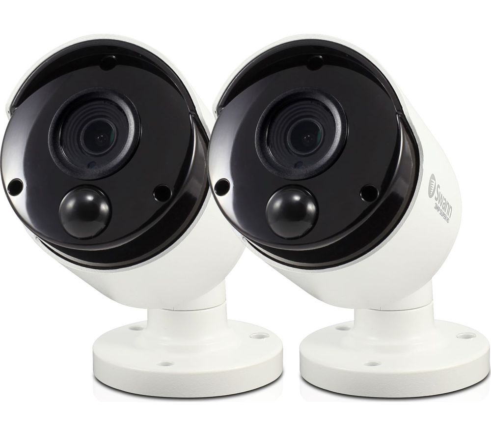 SWANN PRO-5MPMSBPK2-UK Bullet IR 1080p Full HD CCTV Add-On Cameras - Twin Pack