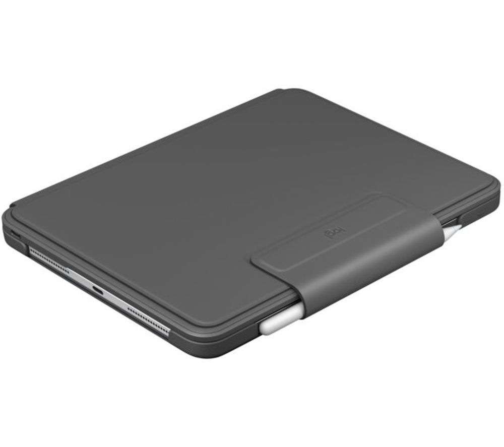 LOGITECH Slim 11" iPad Pro Keyboard Folio - Grey, Grey