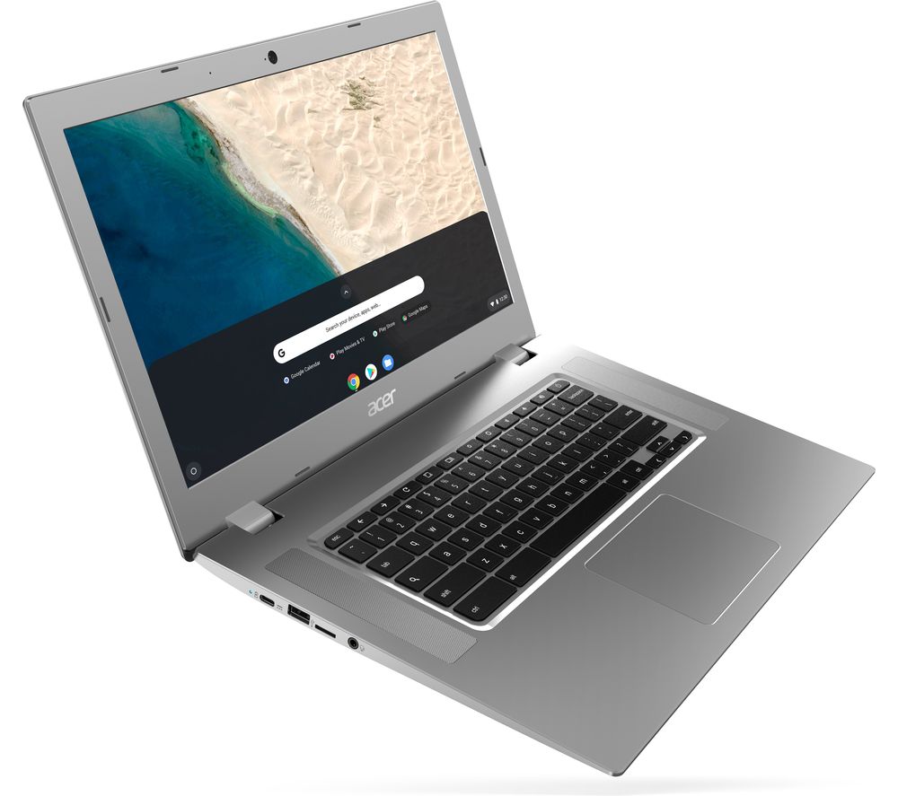 ACER CB315-2H 15.6" Chromebook - AMD A4, 64 GB eMMC, Silver, Silver