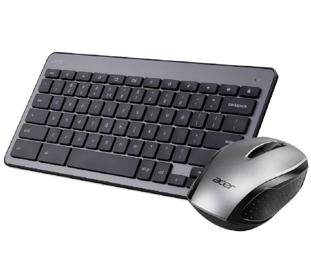 ACER AAK970 Chrome Wireless Keyboard & Mouse Set
