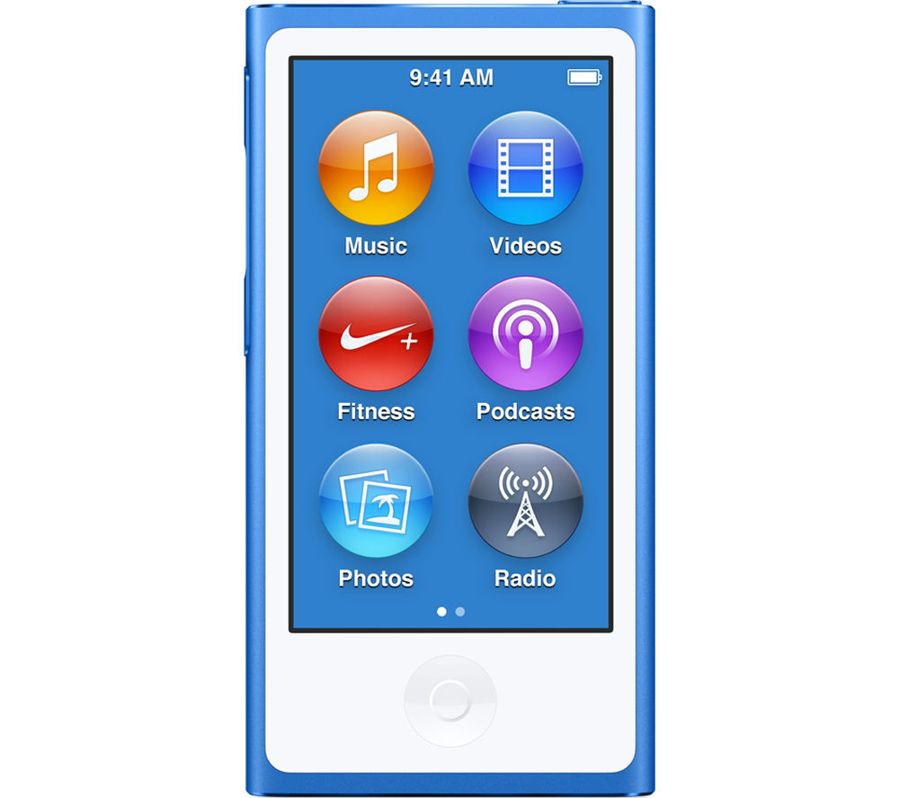 APPLE iPod nano - 16 GB, 7th Generation, Blue, Blue