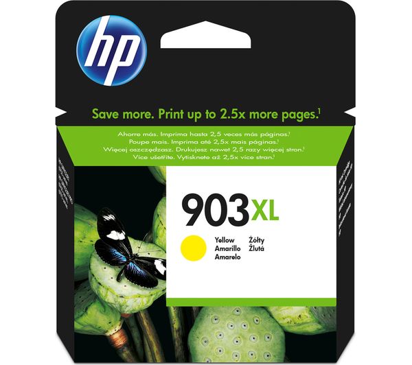 HP 903XL Original Yellow Ink Cartridge, Yellow