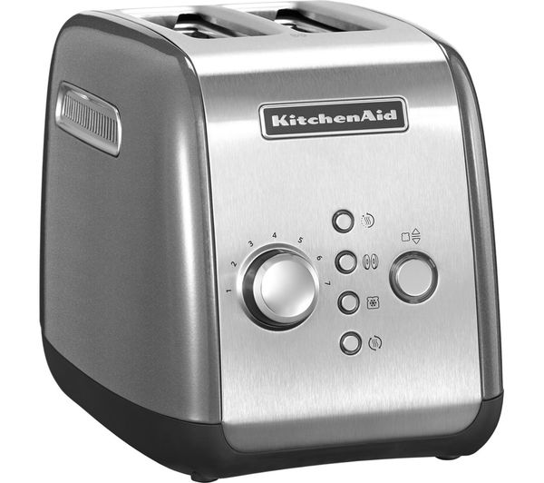 KITCHENAID 5KMT221BCU 2-Slice Toaster - Contour Silver, Silver