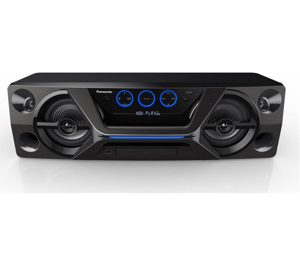 PANASONIC SC-UA3E-K Wireless Megasound Hi-Fi System - Black, Black